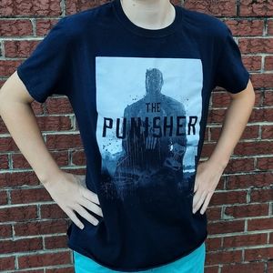 Marvel the Punisher Short Sleeve Graphic Tee Medium T-Shirt